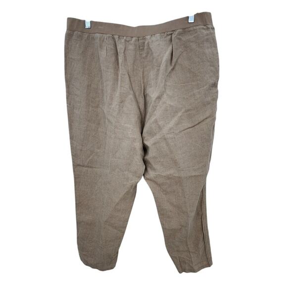 J.‎ Jill Love Linen Tan Brown 100% Linen Pull On Size XL - Picture 2 of 7